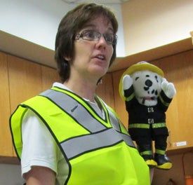 Fire Marshall Louisa and Sparky