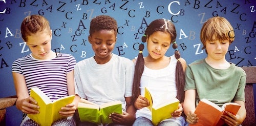 Kids reading